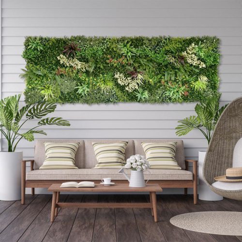 Zöldfal - Arubia "A" (modern, stílusos megjelenés) 50x50cm műsövény